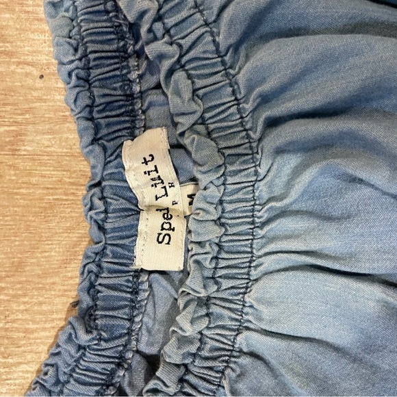 Speed limit off the shoulder crop top size medium - Picture 2 of 5